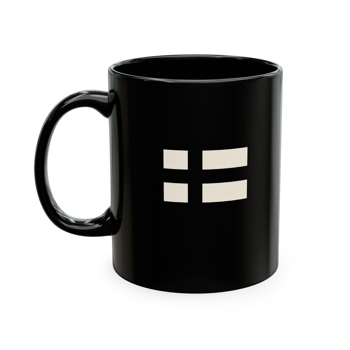Modern Ceramic Coffee Cup with Finnish Flag & SISU Design