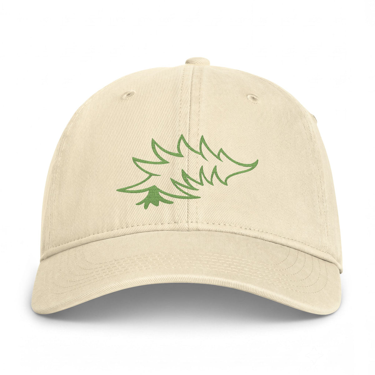 Embroidered Pine Tree Coastal Cap