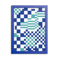 Modern Mixed Checkerboard Framed Fine Art Print