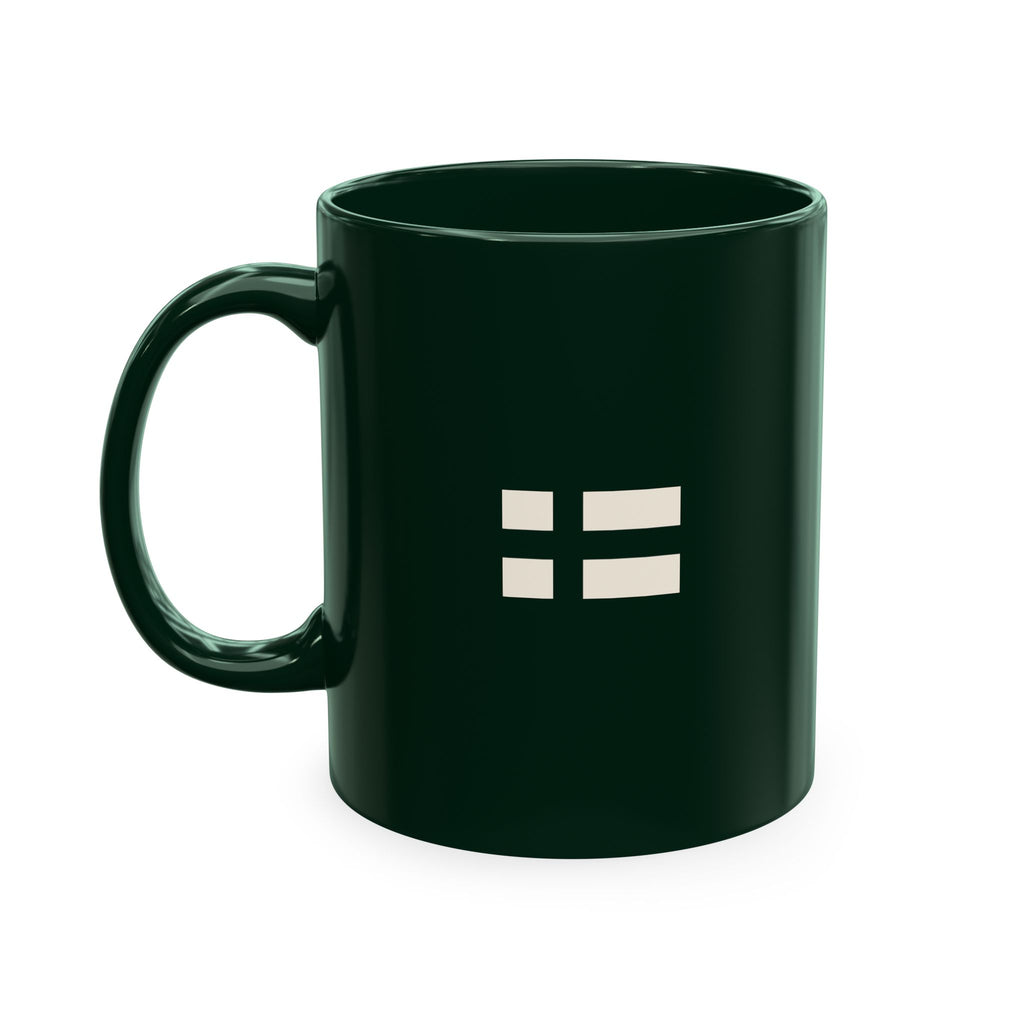 Modern Ceraminc Coffee Cup with Finnish Flag & SISU Design