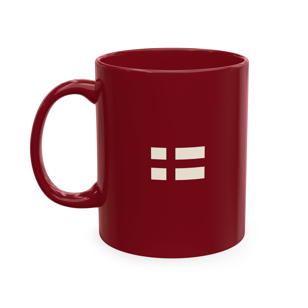 Modern Ceraminc Coffee Cup with Finnish Flag & SISU Design