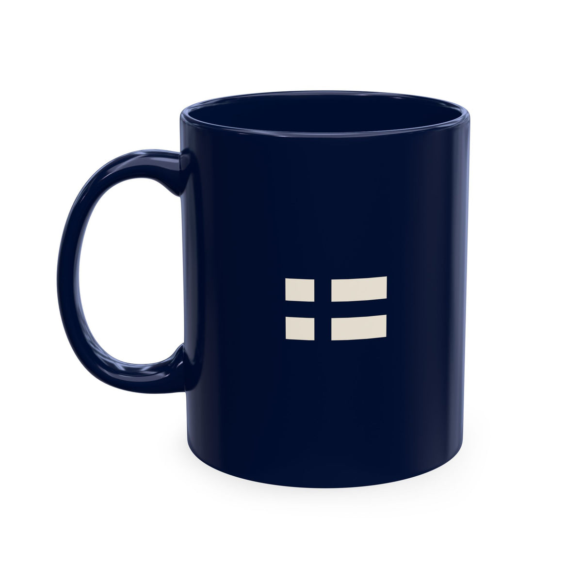 Modern Ceraminc Coffee Cup with Finnish Flag & SISU Design